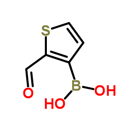 (2-Formyl-3-thienyl)boronic acid structure