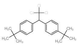 1-tert-butyl-4-[2,2,2-trichloro-1-(4-tert-butylphenyl)ethyl]benzene结构式