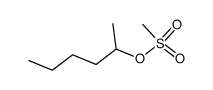 hexan-2-ol O-methanesulfonate Structure