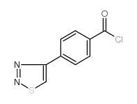 4-(1,2,3-噻二唑-4-基)苯甲酰氯结构式