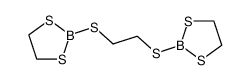 2,2'-(ethylenedithio)bis(1,3,2-dithiaborolane) Structure