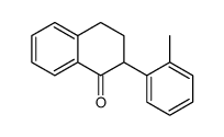 2-(2-methylphenyl)-3,4-dihydro-2H-naphthalen-1-one结构式