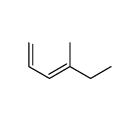 (3E)-4-methylhexa-1,3-diene结构式