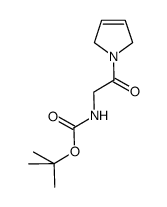 [2-(2,5-Dihydro-pyrrol-1-yl)-2-oxo-ethyl]-carbamic Acid Tert-Butyl Ester结构式