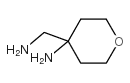 4-(Aminomethyl)tetrahydro-2H-pyran-4-amine Structure