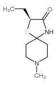 (2S)-2-乙基-8-甲基-1-硫代-4,8-二氮杂螺[4.5]-3-癸酮结构式