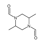 1,4-Piperazinedicarboxaldehyde,2,5-dimethyl-(6CI,9CI) structure