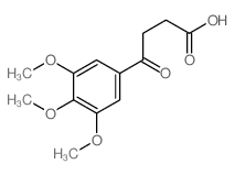 4-oxo-4-(3,4,5-trimethoxyphenyl)butanoic acid structure