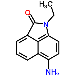 6-氨基-1-乙基苯并[cd]吲哚-2(1H)-酮结构式