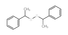 1-(1-phenylethyldisulfanyl)ethylbenzene结构式