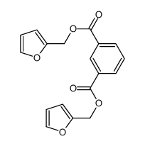 bis(furan-2-ylmethyl) benzene-1,3-dicarboxylate Structure