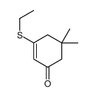 3-ethylsulfanyl-5,5-dimethylcyclohex-2-en-1-one结构式
