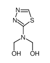 2-[N,N-Bis(hydroxymethyl)amino]-1,3,4-thiadiazole结构式
