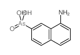 2-Naphthalenearsonicacid, 8-amino- (8CI)结构式