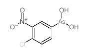 (4-chloro-3-nitro-phenyl)arsonous acid Structure
