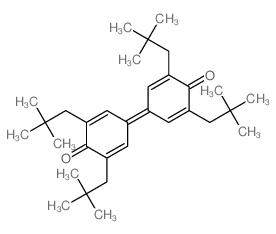 4-[3,5-bis(2,2-dimethylpropyl)-4-oxo-1-cyclohexa-2,5-dienylidene]-2,6-bis(2,2-dimethylpropyl)cyclohexa-2,5-dien-1-one结构式