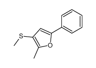 2-methyl-3-methylsulfanyl-5-phenylfuran Structure