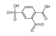 2-nitro-4-sulfobenzoic acid Structure