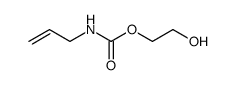 2-Propenylcarbamic acid 2-hydroxyethyl ester structure