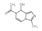 1-(5-hydroxy-9-methyl-1,4,8-triazabicyclo[4.3.0]nona-2,6,8-trien-4-yl)ethanone结构式