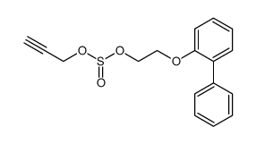 propargyl 2-phenylphenoxy ethyl sulfite Structure