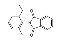 2-(2-ethyl-6-methylphenyl)isoindole-1,3-dione Structure