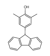 4-(9H-fluoren-9-yl)-2,6-dimethylphenol结构式