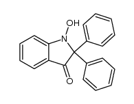 1-hydroxy-2,2-diphenyl-indolin-3-one结构式