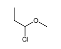 1-chloro-1-methoxypropane Structure