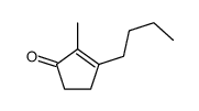 3-butyl-2-methylcyclopent-2-en-1-one Structure