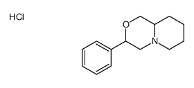 3-phenyl-1,3,4,6,7,8,9,9a-octahydropyrido[2,1-c][1,4]oxazine,hydrochloride Structure