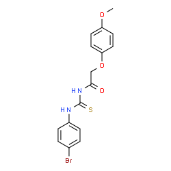N-{[(4-bromophenyl)amino]carbonothioyl}-2-(4-methoxyphenoxy)acetamide picture