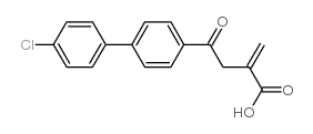 2-[2-(4'-CHLORO-BIPHENYL-4-YL)-2-OXO-ETHYL]ACRYLIC ACID Structure