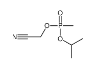 2-[methyl(propan-2-yloxy)phosphoryl]oxyacetonitrile结构式