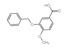 3-benzyloxy-4-methoxybenzoic acid structure