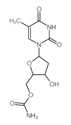 Thymidine, 5'-carbamate(7CI,8CI,9CI)结构式