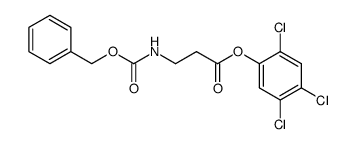 benzyloxycarbonyl-β-alanine 2,4,5-trichlorophenyl ester Structure