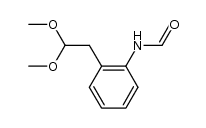 N-[2-(2,2-Dimethoxy-ethyl)-phenyl]-formamide Structure