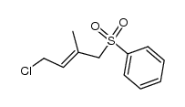 1-(benzenesulfonyl)-2-methyl-4-chloro-2-butene Structure
