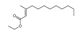 ethyl 3-methyldodec-2-enoate结构式