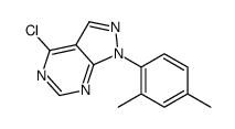 4-CHLORO-1-(2,4-DIMETHYLPHENYL)-1H-PYRAZOLO[3,4-D]PYRIMIDINE structure