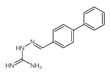Hydrazinecarboximidamide,2-([1,1'-biphenyl]-4-ylmethylene)-结构式