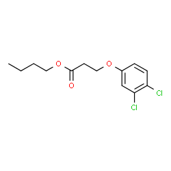 3-(3,4-Dichlorophenoxy)propionic acid butyl ester Structure