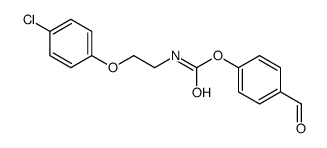 (4-formylphenyl) N-[2-(4-chlorophenoxy)ethyl]carbamate Structure