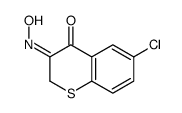 6-chloro-3-hydroxyiminothiochromen-4-one Structure