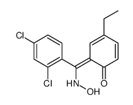 6-[(2,4-dichlorophenyl)-(hydroxyamino)methylidene]-4-ethylcyclohexa-2,4-dien-1-one Structure