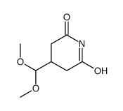 4-(dimethoxymethyl)piperidine-2,6-dione结构式