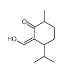 2-(hydroxymethylidene)-6-methyl-3-propan-2-ylcyclohexan-1-one Structure