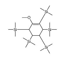 [2-methoxy-3,4,5,6-tetrakis(trimethylsilyl)cyclohexen-1-yl]-trimethylsilane Structure