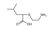 (2S)-2-(2-aminoethylsulfanyl)-4-methylpentanoic acid结构式
